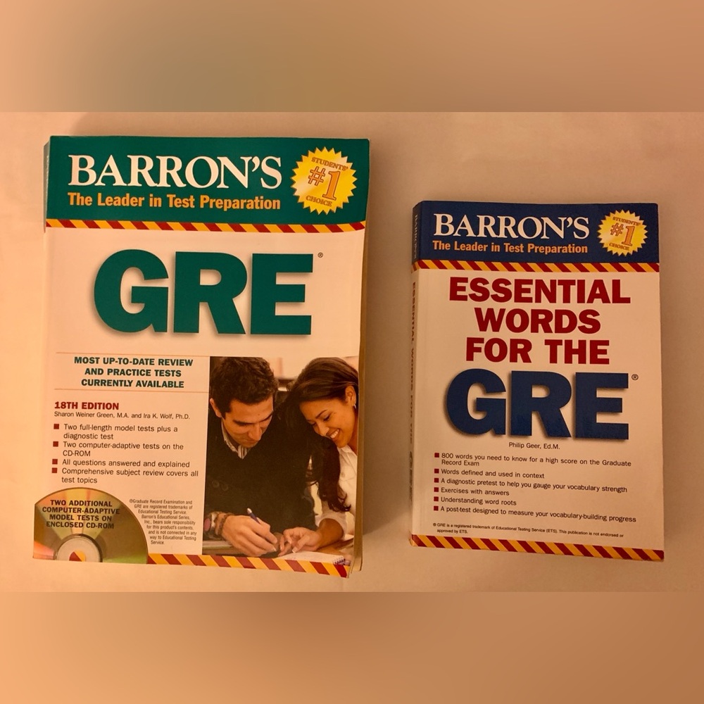 Barron’s GRE Test Prep Bundle